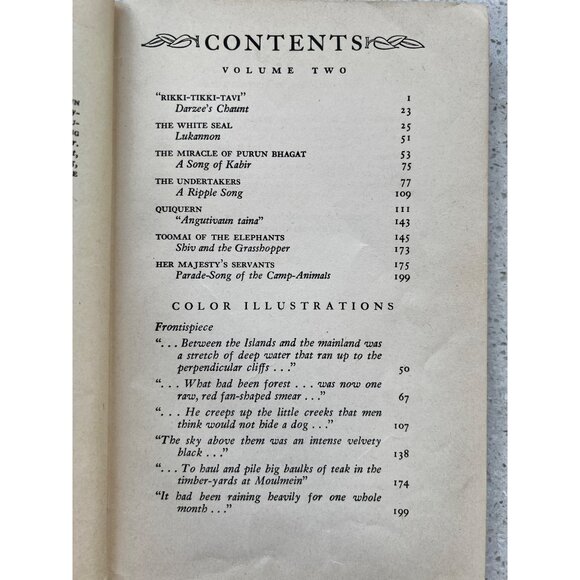 The Jungle Books Rudysrd Kipling Volume 2 1948 Doubleday - Picture 11 of 16